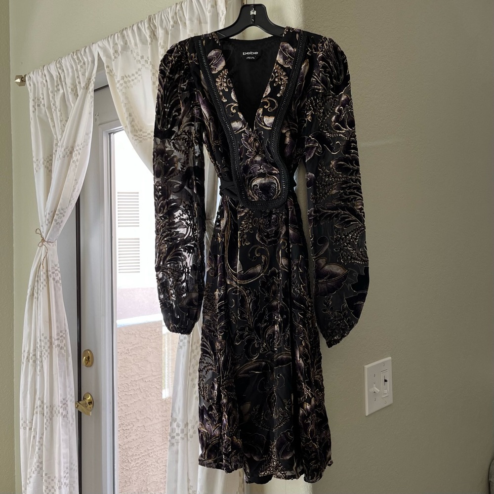 bebe Paisley Dress
